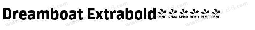 Dreamboat Extrabold字体转换